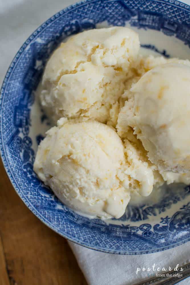 新鲜桃子冰淇淋食谱与Cuisinart冰淇淋机