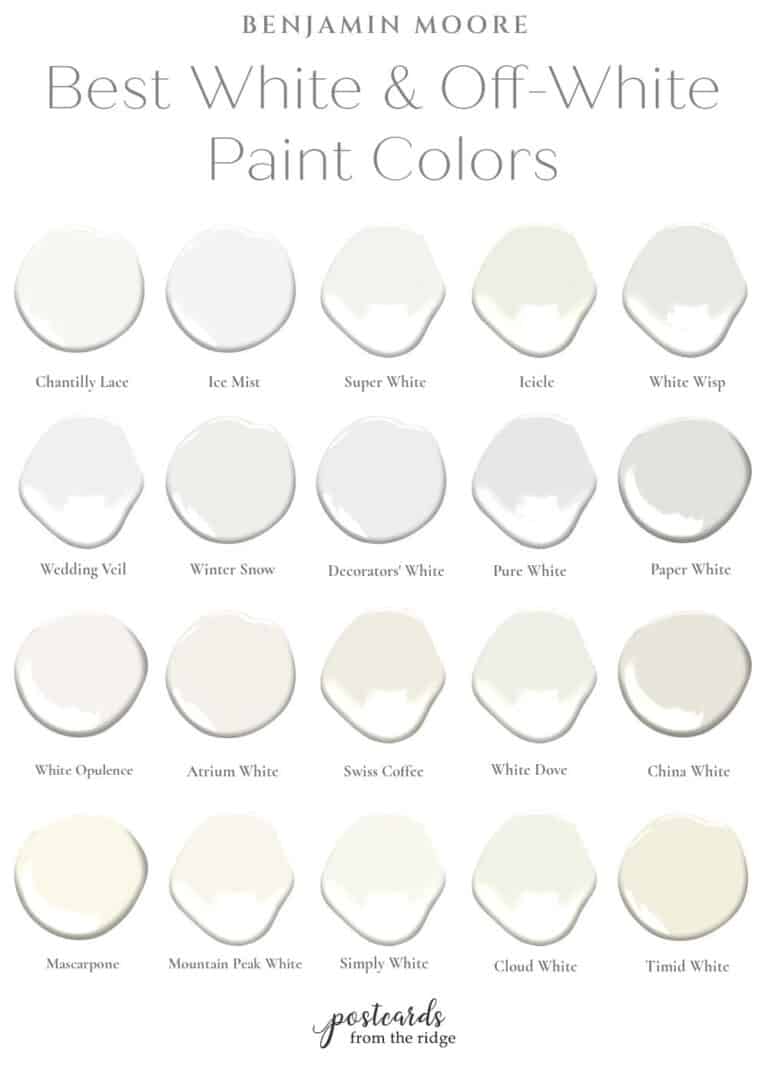 最好的白色和灰白色油漆颜色从本杰明摩尔188金宝搏足彩app下载