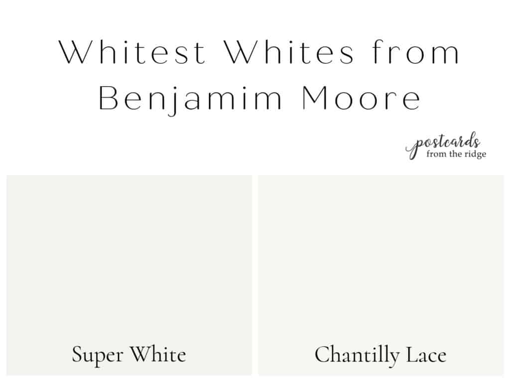 最白的油漆颜色来188金宝搏足彩app下载自本杰明·摩尔