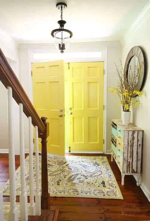 室内门漆成本杰明·摩尔高光黄色