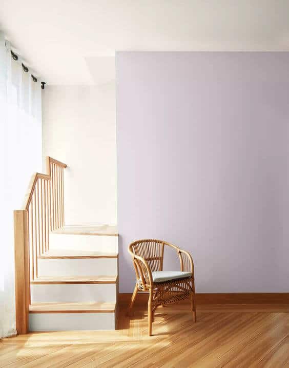 淡紫色强调墙